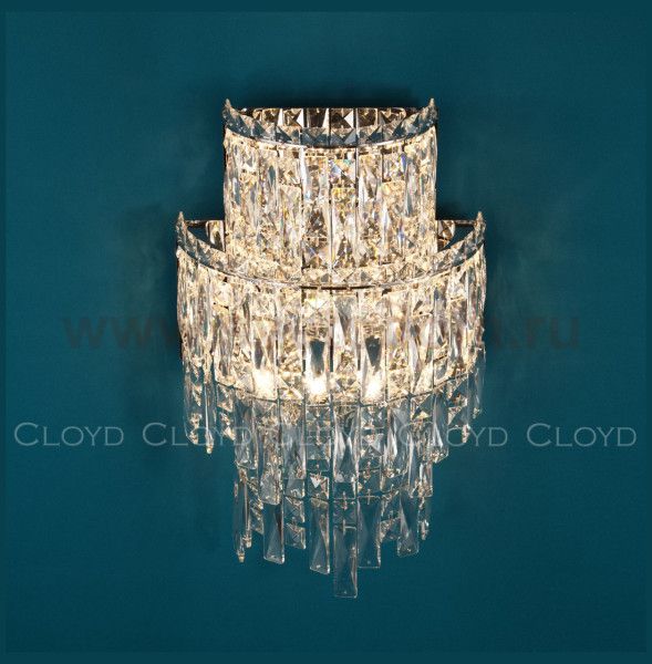 Бра Cloyd 1526 W2 / выс. 48 см - хром (арт.20340)