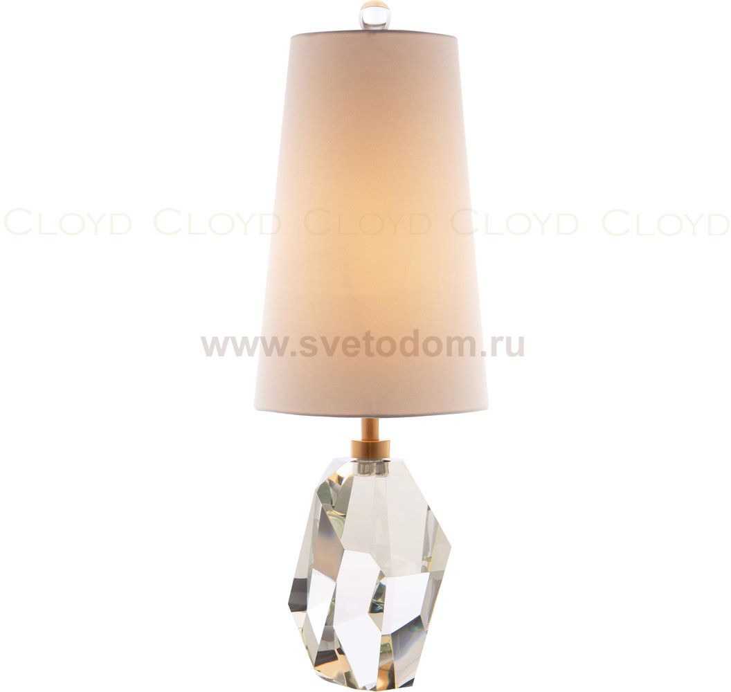 Настольная лампа Cloyd QUARTZ T1 / выс. 58 см - латунь (арт.30065)