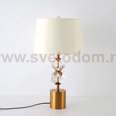 Настольная лампа Cloyd GANTRY T1 / выс. 62 см - Angular - латунь (арт.30071)