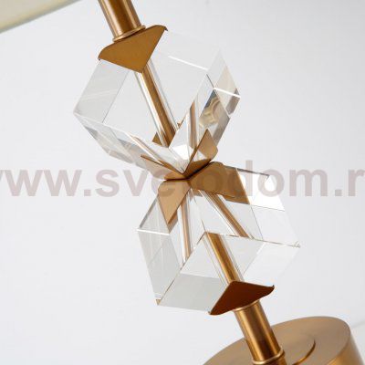 Настольная лампа Cloyd GANTRY T1 / выс. 62 см - Angular - латунь (арт.30071)