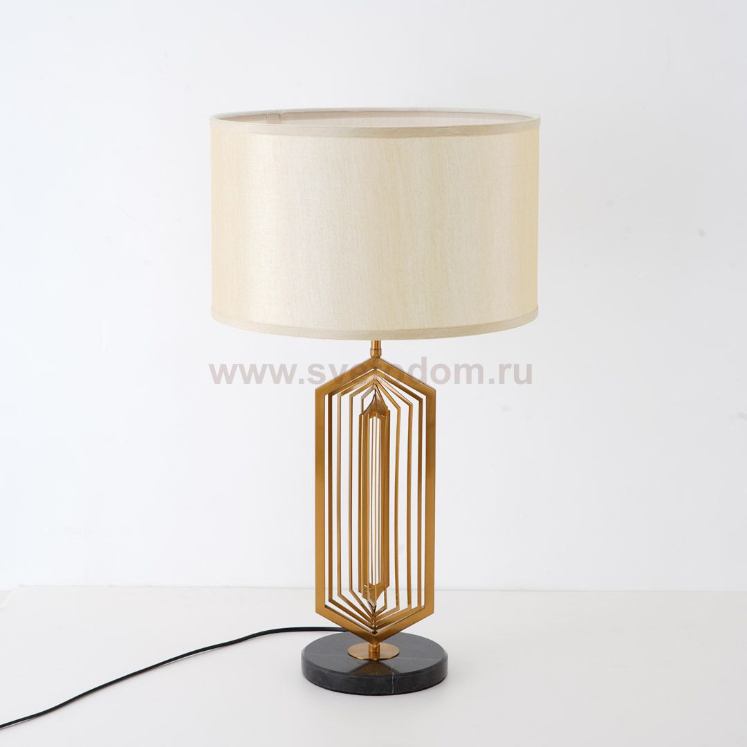 Настольная лампа Cloyd GEOMETRA T1 / выс. 67 см - латунь (арт.30072)