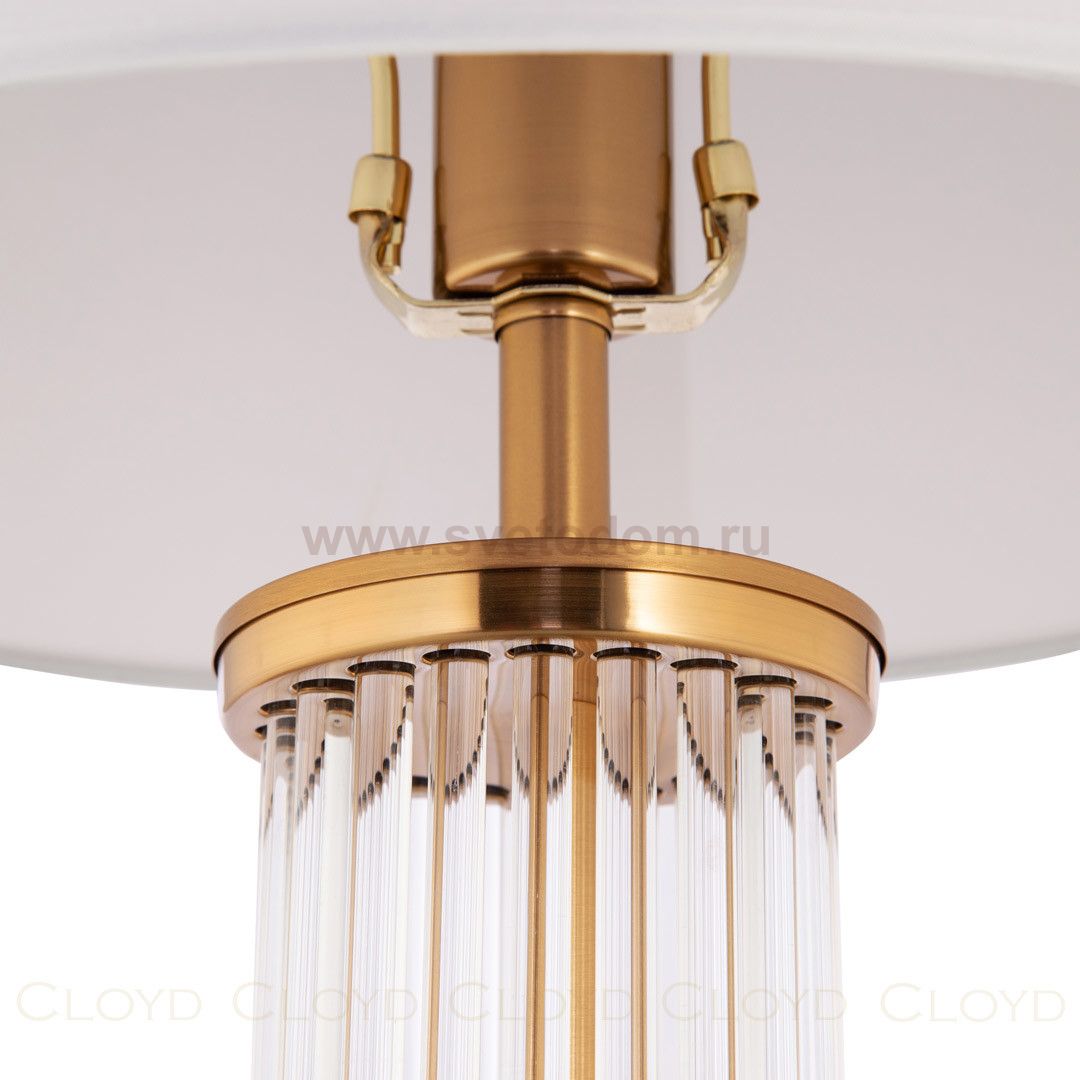 Настольная лампа Cloyd MARCELL T1 / выс. 66 см - латунь (арт.30076)