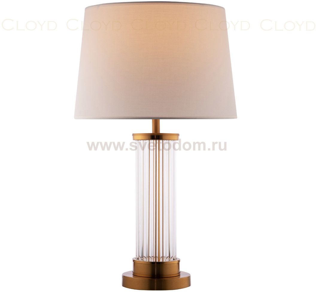 Настольная лампа Cloyd MARCELL T1 / выс. 66 см - латунь (арт.30076)