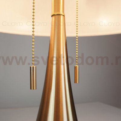 Настольная лампа Cloyd KOJO T1 / выс. 60 см - латунь (арт.30090)