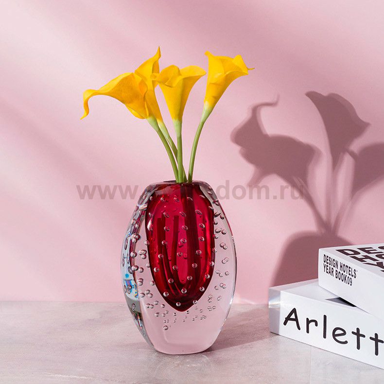 Ваза Cloyd NECESSA Vase / выс. 29 см - янтар. стекло (арт.50005)