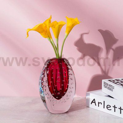 Ваза Cloyd NECESSA Vase / выс. 29 см - янтар. стекло (арт.50005)