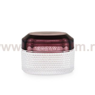 Шкатулка Cloyd CHASSE Box / шир. 9 см - фиолет. стекло (арт.50011)