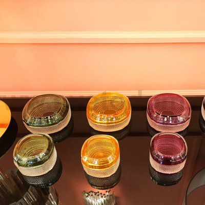 Шкатулка Cloyd CHASSE Box / шир. 9 см - желт. стекло (арт.50014)