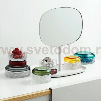 Шкатулка Cloyd CHASSE Box / шир. 13 см - сер. стекло (арт.50016)