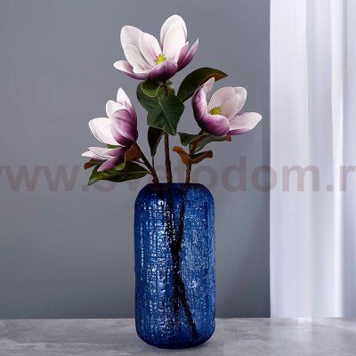 Ваза Cloyd KOWO Vase / выс. 34 см - синее стекло (арт.50021)