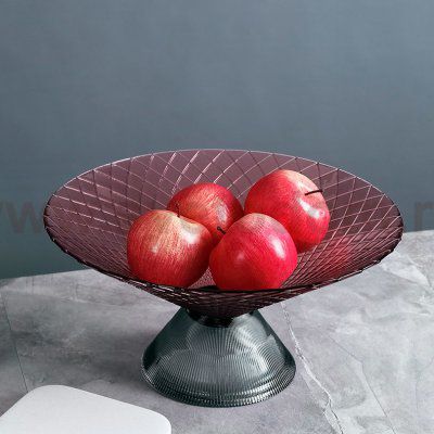 Ваза Cloyd MESO Vase / D35 см - фиолет. стекло (арт.50027)