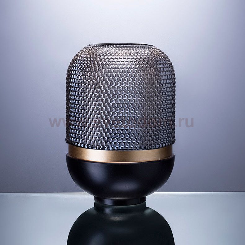 Ваза Cloyd DOTT Vase / выс. 21 см - сер. стекло (арт.50029)