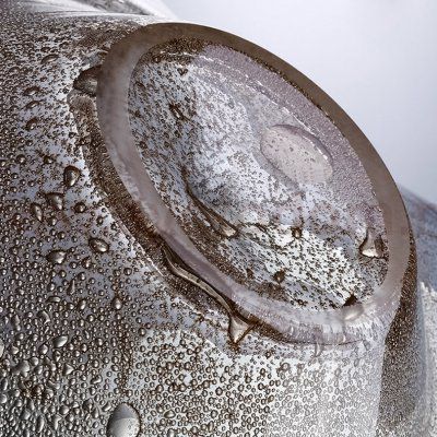 Ваза Cloyd BOYOMA Vase / шир. 46 см - сер. стекло (арт.50035)