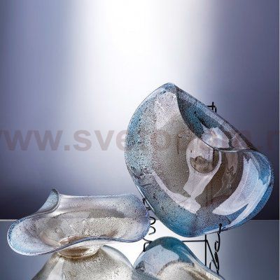 Ваза Cloyd BOYOMA Vase / шир. 42 см - сер. стекло (арт.50036)