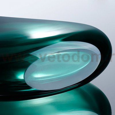 Ваза Cloyd MAZZORBO Vase / выс. 23 см - зелен. стекло (арт.50043)