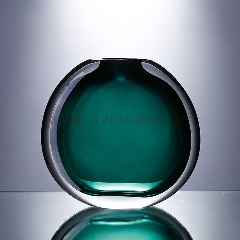 Ваза Cloyd MAZZORBO Vase / выс. 23 см - зелен. стекло (арт.50043)