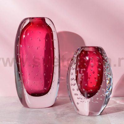 Ваза Cloyd ZANNY Vase / выс. 26 см - красн. стекло (арт.50047)