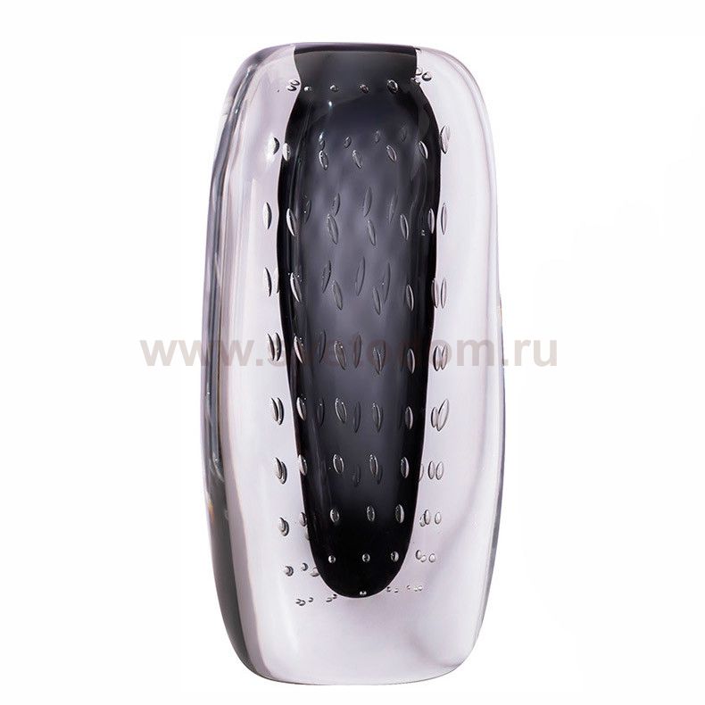 Ваза Cloyd ZANNY Vase / выс. 26 см - сер. стекло (арт.50049)