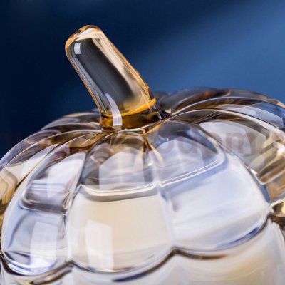 Шкатулка Cloyd POME Box / выс. 17 см - янтар. стекло (арт.50052)