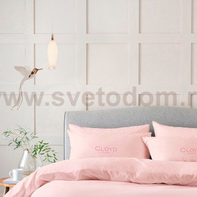 Элемент декоративный Cloyd ARGANA Drop / фарфор - золото (арт.50060)