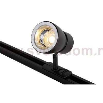 Светильник трековый однофазный Crystal Lux CLT 0.31 009 BL-CH (1409/023)