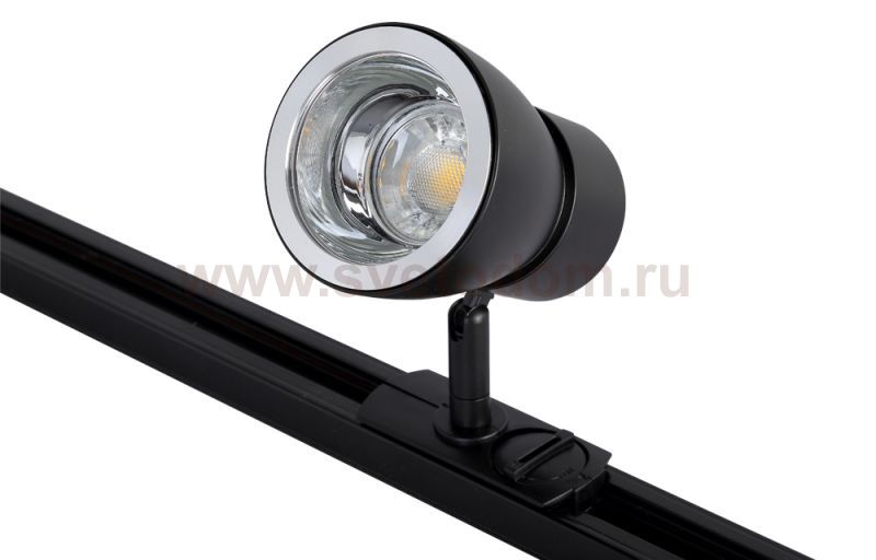 Светильник трековый однофазный Crystal Lux CLT 0.31 009 BL-CH (1409/023)