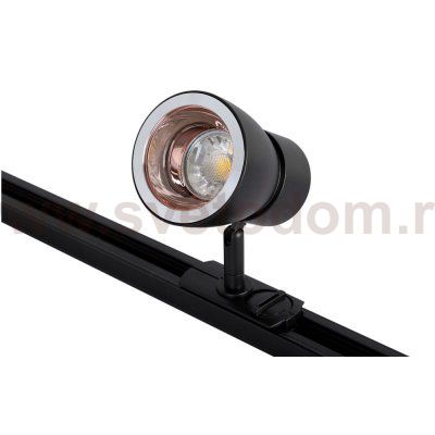 Светильник трековый однофазный Crystal Lux CLT 0.31 009 BL-GO (1409/024)