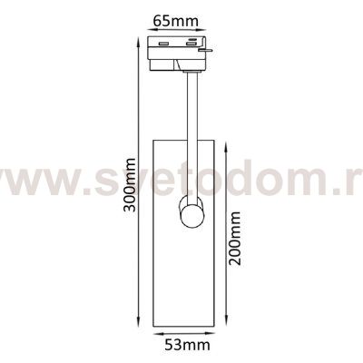 Светильник трековый однофазный Crystal Lux CLT 0.31 011 WH (1409/043)