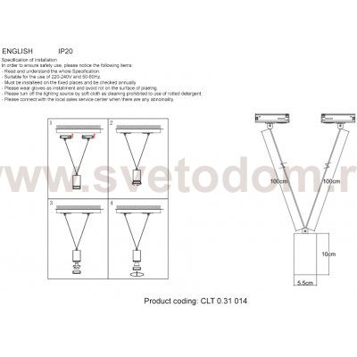 Crystal lux CLT 0.31 014 BS
