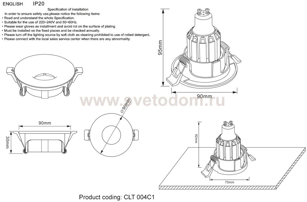 Crystal lux CLT 004C1 GO