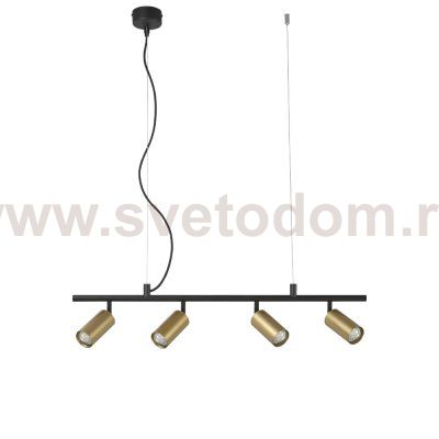 Светильник потолочный Crystal Lux CLT 015C4 L800 BL-GO (1400/234)