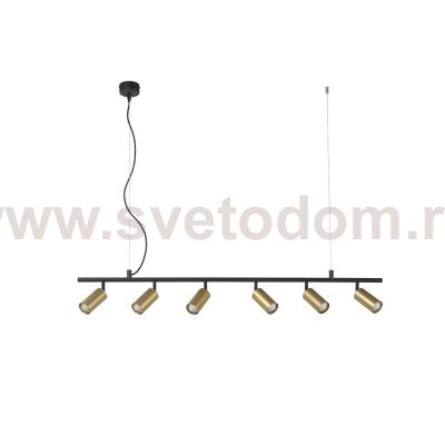 Светильник потолочный Crystal Lux CLT 015C6 L1200 BL-GO (1400/236)