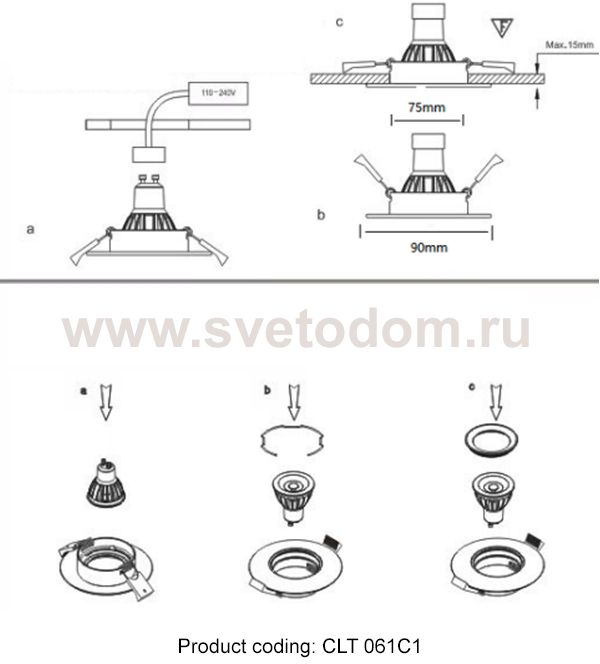 Crystal lux CLT 061C1 CH