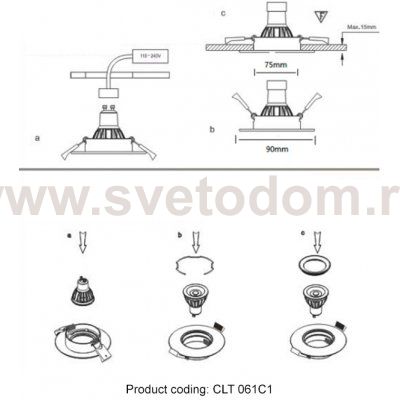 Crystal lux CLT 061C1 CH