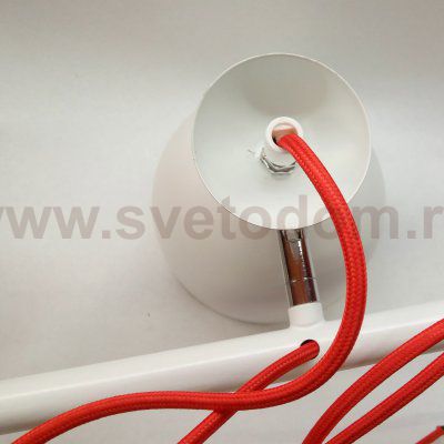 Светильник с красным шнуром Colosseo 72434/4C