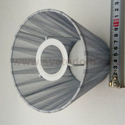 Абажур серебристый E27 Colosseo 82123 FEDELINA (гайка Е27)