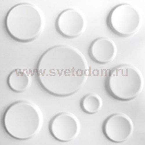 Панель Artpole 3D эко Craters бамбук 500x500 мм., 3м2, 1 упак. (12шт)