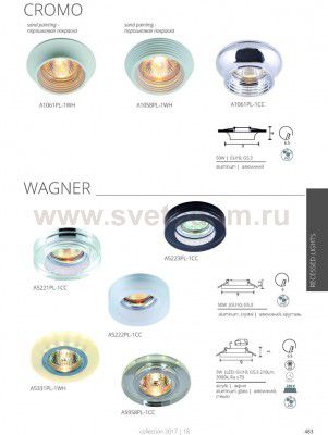 Встраиваемый светильник Arte lamp A1061PL-1CC Cromo