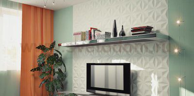 Панель Artpole 3D эко Cullinans бамбук 500x500 мм., 3м2, 1 упак. (12шт)