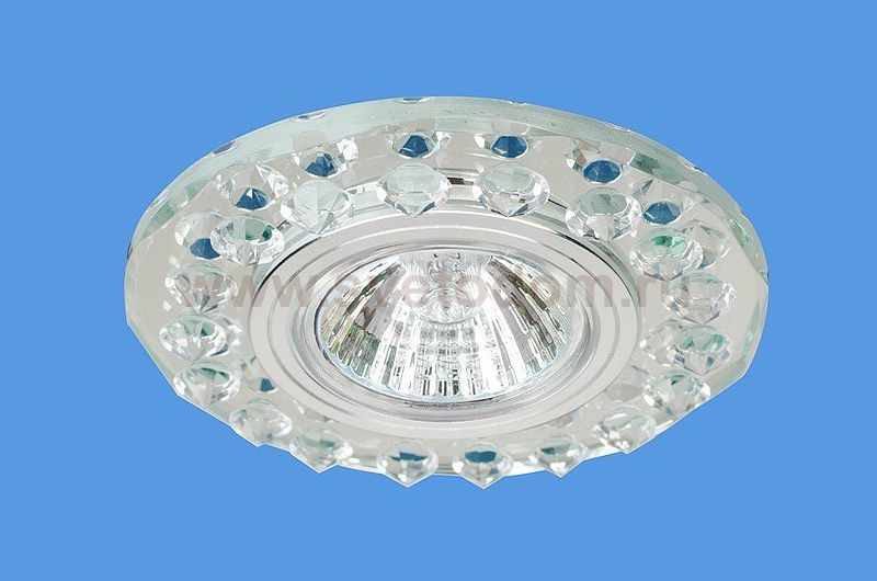 Точечный светильник D2001 CR WT+CL Экономсвет