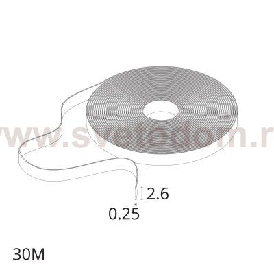 Токопроводящий текстильный ремень 30м Arte Lamp D252434 DECORATO