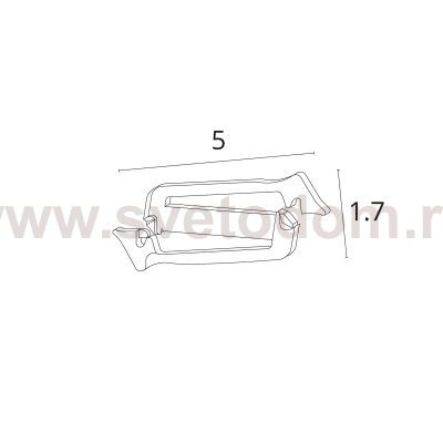 Фиксатор токопроводящего ремня Arte Lamp D253206 DECORATO
