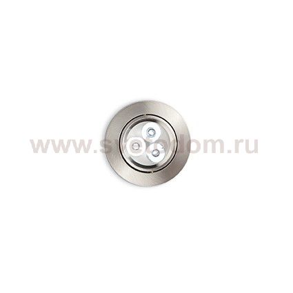 Встраиваемый светильник Ideal Lux DELTA FI3 NICKEL