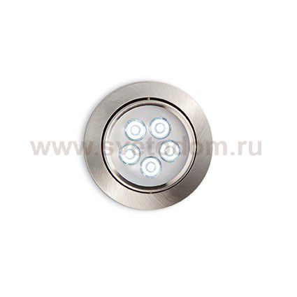 Встраиваемый светильник Ideal Lux DELTA FI5 NICKEL