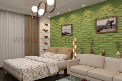 Панель Artpole 3D эко Dependence бамбук 500x500 мм., 3м2, 1 упак. (12шт)