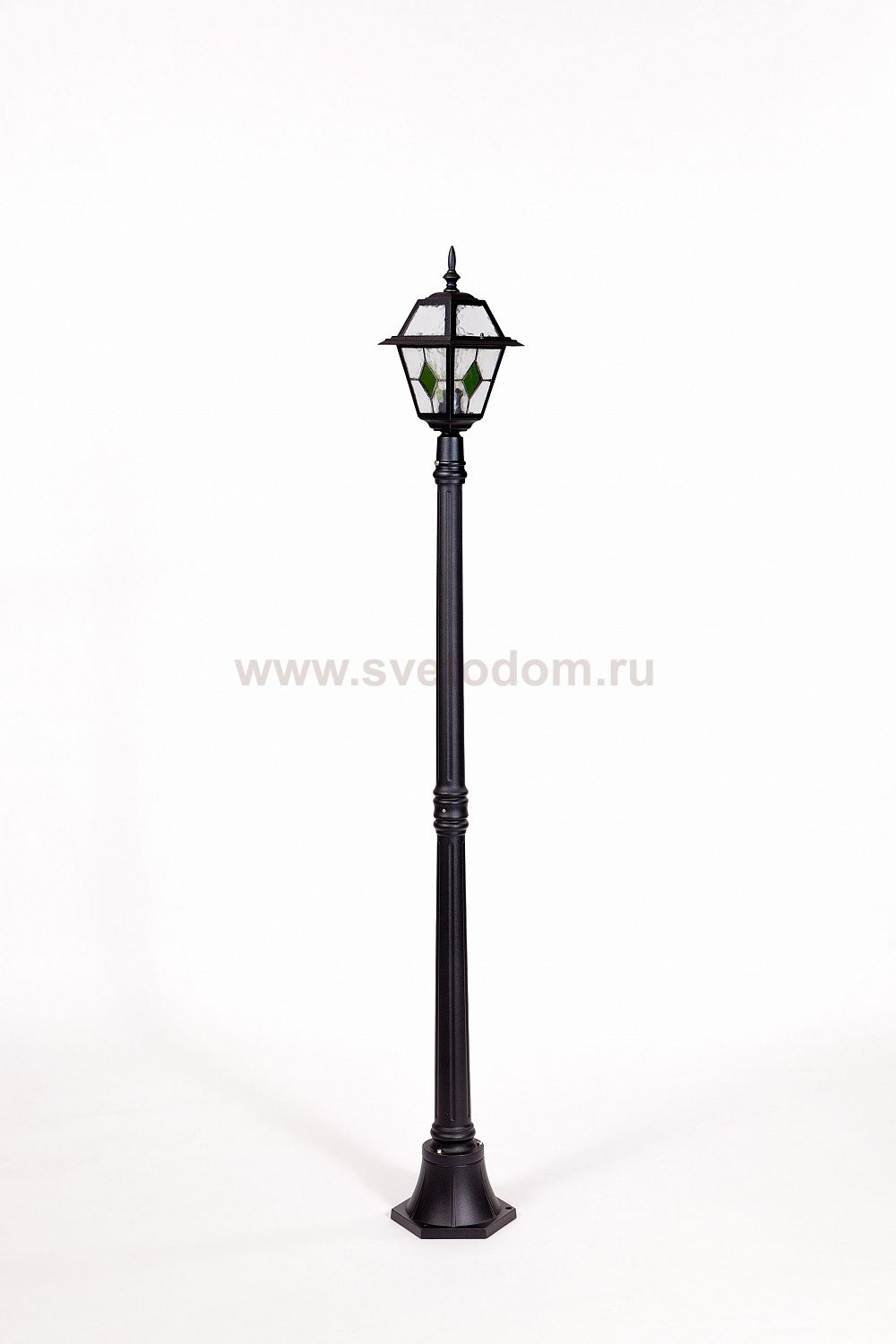 Светильник столб уличный 1 фонарь Oasis Light 91108 lgG Bl