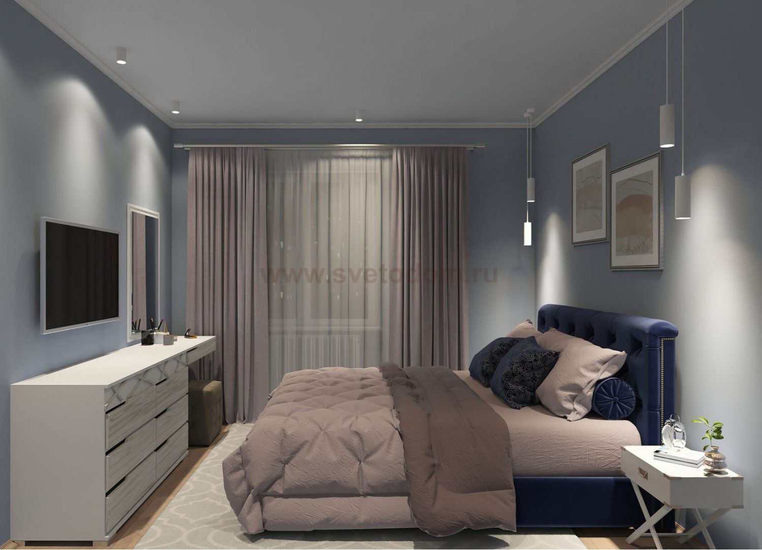 Светильник подвесной белый GU10 Denkirs DK2055-WH