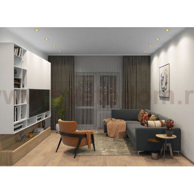 Светильник встраиваемый GU5.3 черный с золотом Denkirs DK3026-BG