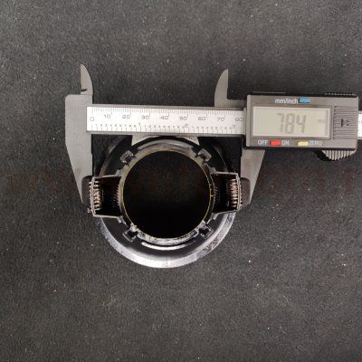 Светильник встраиваемый GU5.3 черный с золотом Denkirs DK3026-BG