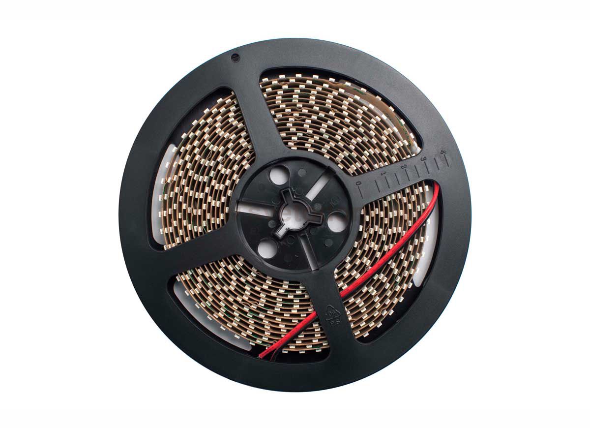 Donolux Гиб.светодиод.лента,белая 4000К, CRI>95, 24V DC, 9,6W/m, 120 д/м., 720 Lum/m, самоклейка, бобина 5 м.